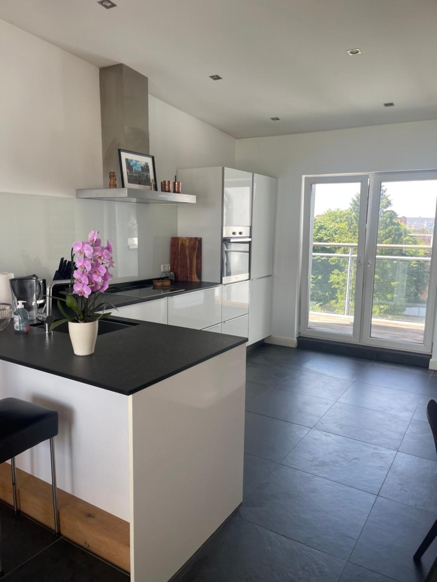 Luxus Penthouse Waterview Appartement Kiel Buitenkant foto