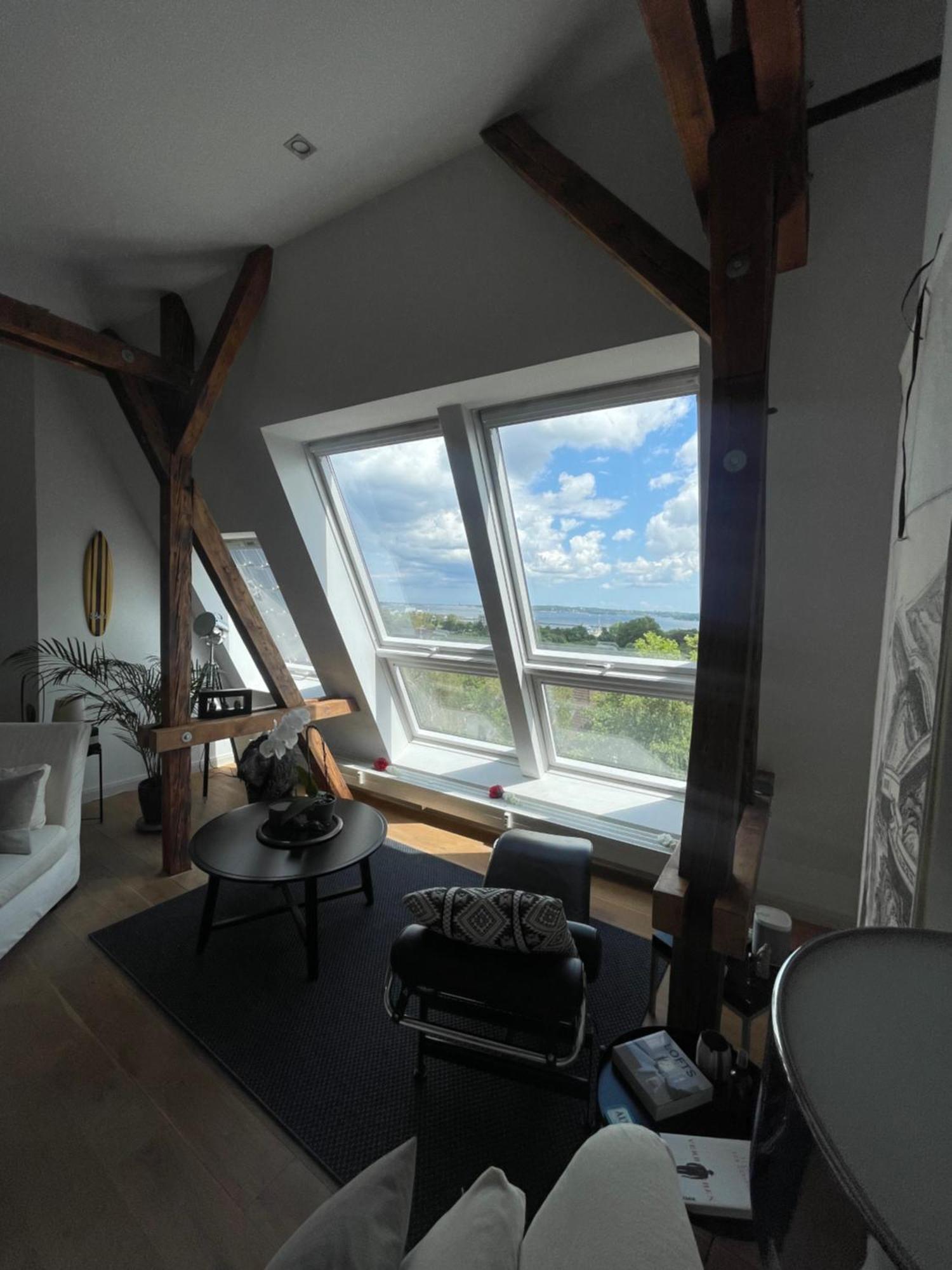 Luxus Penthouse Waterview Appartement Kiel Buitenkant foto