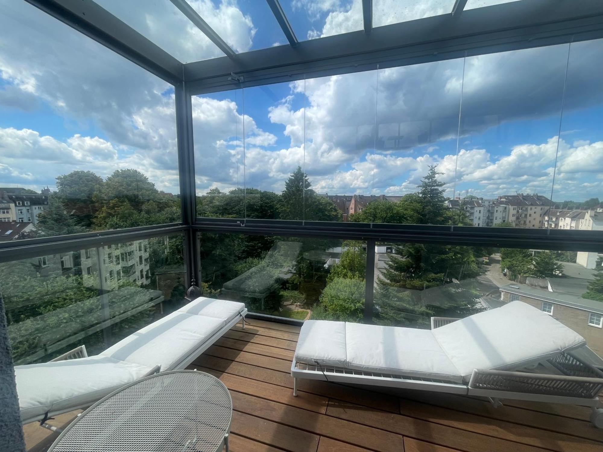 Luxus Penthouse Waterview Appartement Kiel Buitenkant foto